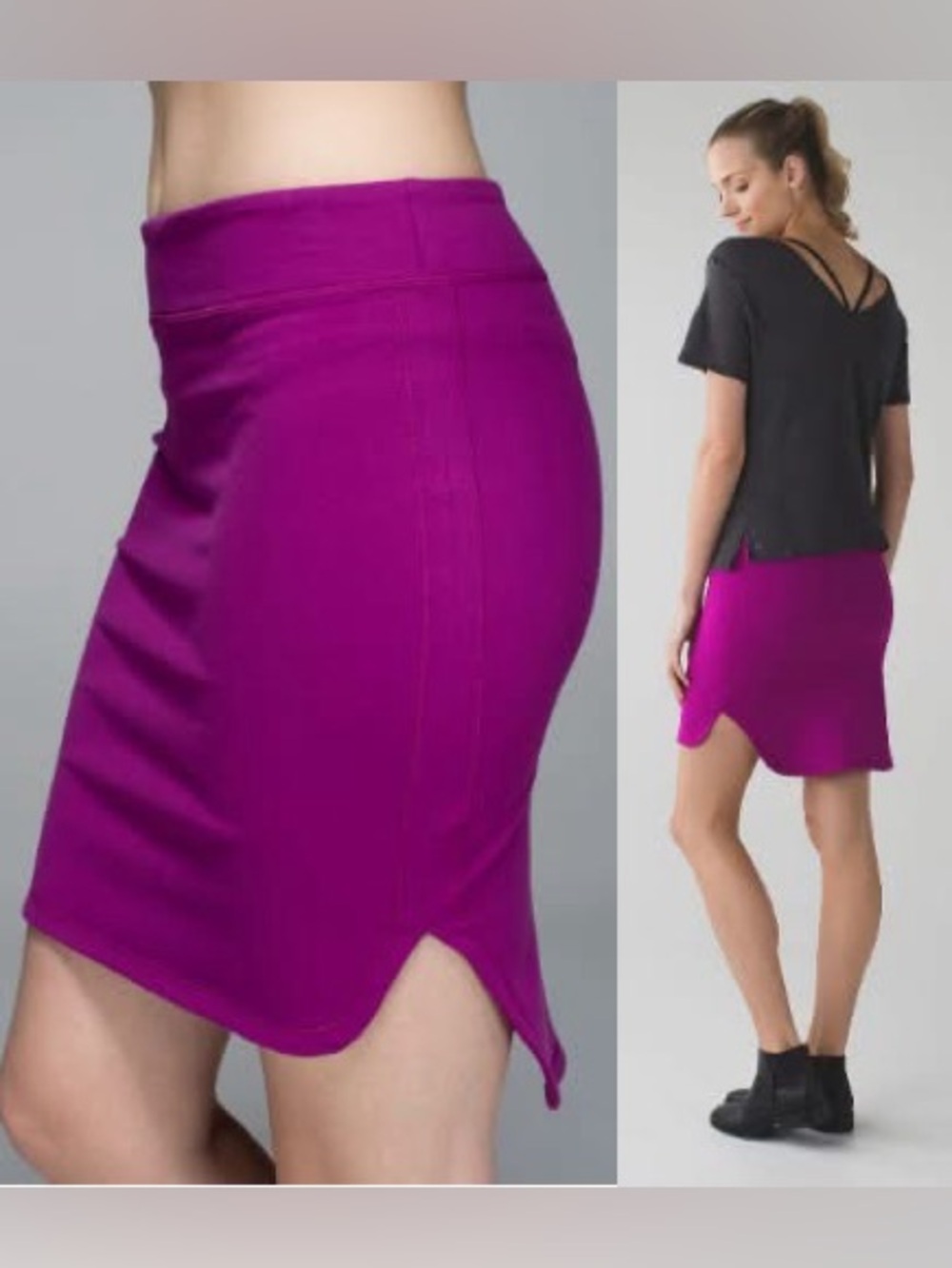 Vintage Lululemon “City Skirt”, size 6 in Regal Plum